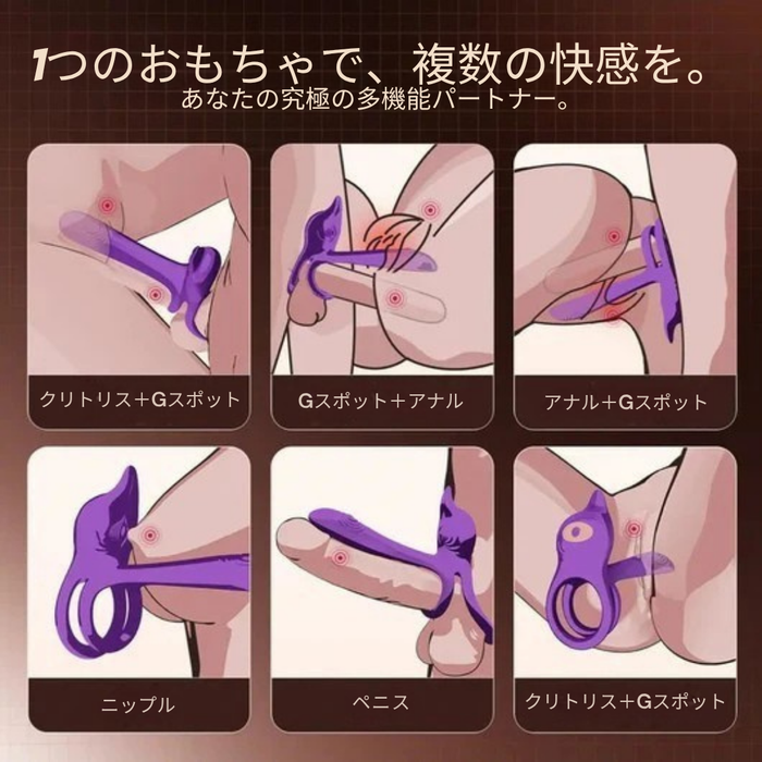 Rinone™ 4つの機能搭載 カップル用アクティベーター