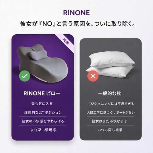 Rinone™ インティマシー・コンフォートピロー